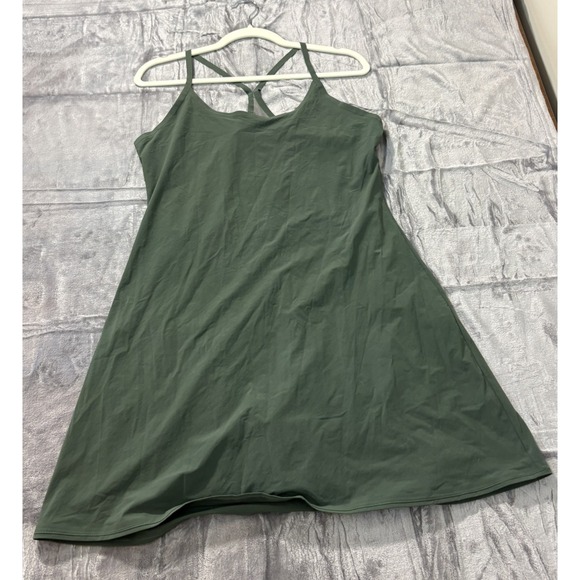 Outdoor Voices Dresses & Skirts - Outdoor Voices Exercise Dress Evergreen Active Mini Dress Womens L Casual Shorts